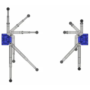 Hy-Pro HPTP11KC-DX 11,000 lb clear floor car lift