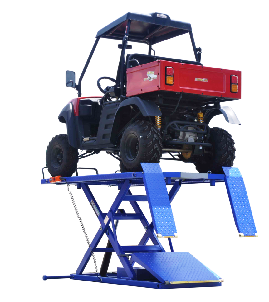 IDeal A2200IEHXR Heavy Duty 2,200 lb. capacity ATV Lift Table.