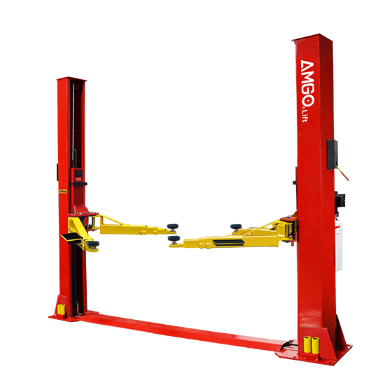 AMGO BP-9X two post floor plate car lift