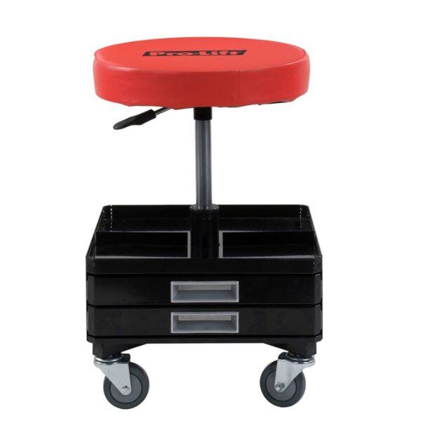 Pro-Lift 300 lbs. pneumatic stool with drawers