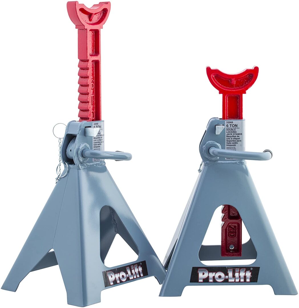 Pro-Lift T-6906D Jack Stands Side View Raised Pawl