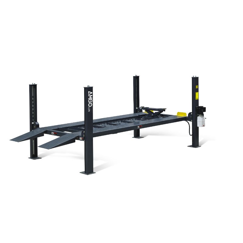AMGO 8,000 lb. capacity storage lift. Excellent for parking cars and storing extra vehicles.