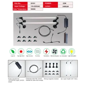 AMGO 20101 LED Light kit for 2 post car lifts