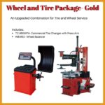 Hy-Pro Tire Changer and Wheel Balancer Gold Combination Package Deal