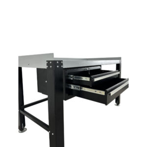 Ideal PWB-TC-1600 Tear Down Table workbench with drawers. Available in Black or Blue.