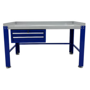 Ideal PWB-TC-1600 Tear Down Table workbench with drawers. Available in Black or Blue.