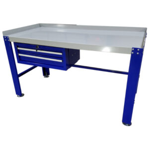 Ideal PWB-TC-1600 Tear Down Table workbench with drawers. Available in Black or Blue.