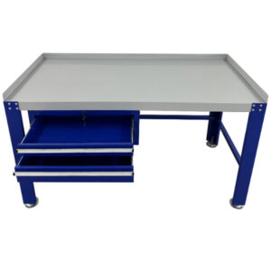 Ideal PWB-TC-1600 Tear Down Table workbench with drawers. Available in Black or Blue.