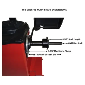 Tuxedo CB-66VE high performance wheel balancer