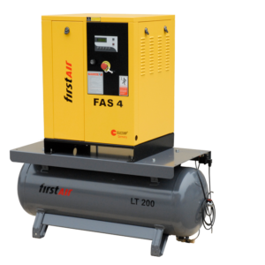 firstAir FAS04T rotary screw air compressor with 5 HP and 18CFM