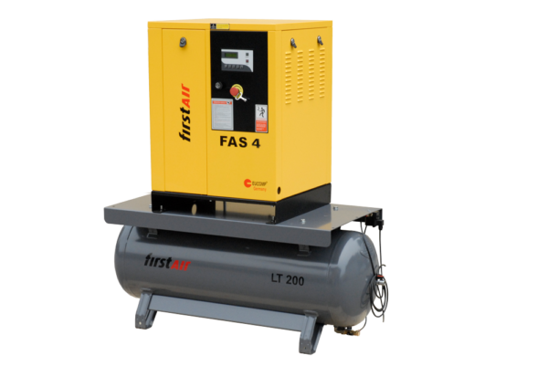 firstAir FAS04T rotary screw air compressor with 5 HP and 18CFM