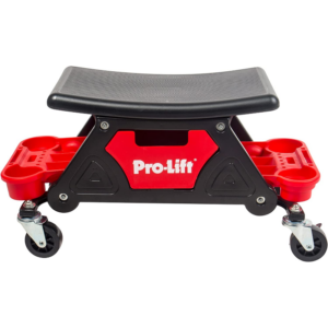 Pro-Lift C-9300 rolling seat with sliding trays and removable storage bin