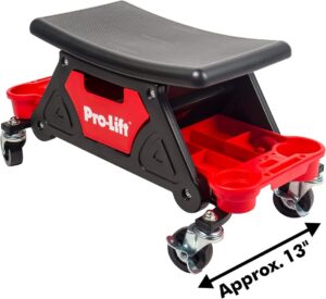 Pro-Lift C-9300 rolling seat with concave bench