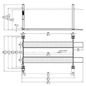 Stratus P410 Storage lift layout