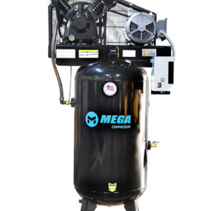 Mega Power MP-5080VM 5 hp air compressor with magnetic starter and 80 gallon ASME tank