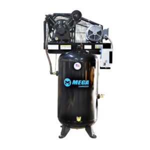 Mega Power MP-7580VM 7.5hp air compressor with magnetic starter and 80 gallon ASME tank