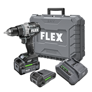 Flex FX1171T Drill Driver with 1,400 lbs of Torque, Side Handle, Bit Holder, and Belt Clip.