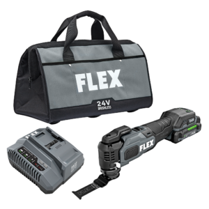 Flex Tools FX4111-1A Oscillating Multi-Tool Kit with battery and charger.
