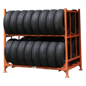 Martins MLTFD Commercial Tire Rack and Cage for passenger and light duty truck tires.