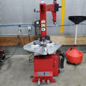 Tuxedo TC-950 Tire Changer Machine with swing arm and front control pedals