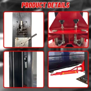 KaTool KT-AM1200SD Hydraulic Car Hoist. 12,000 lb capacity clear floor car lift.