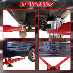 KaTool KT-AM1200SD Hydraulic Car Hoist. 12,000 lb capacity clear floor car lift.