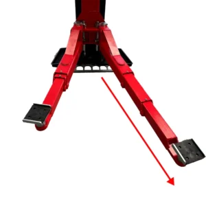 KaTool KT-M150D Hydraulic Car Hoist. 15,000 lb capacity clear floor heavy duty lift.