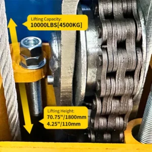 KaTool ME-H1000 Two Post Floor Plate Hydraulic Car Lift