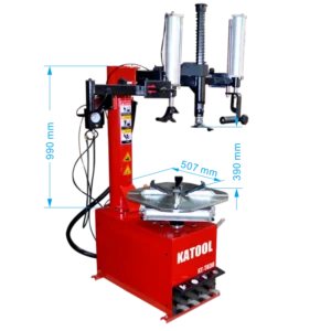 KaTool KT-T830 Tire Changer with bead setter and bead breaker plus dual assist arms.