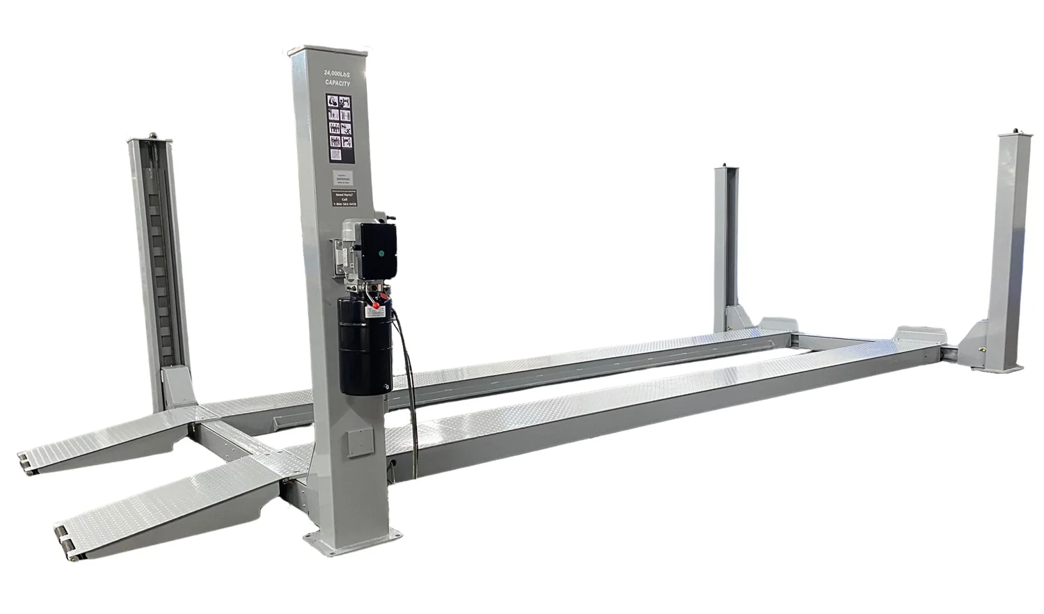 Triumph NT-24, 24,000 lb capacity 4 post service hydraulic car hoist
