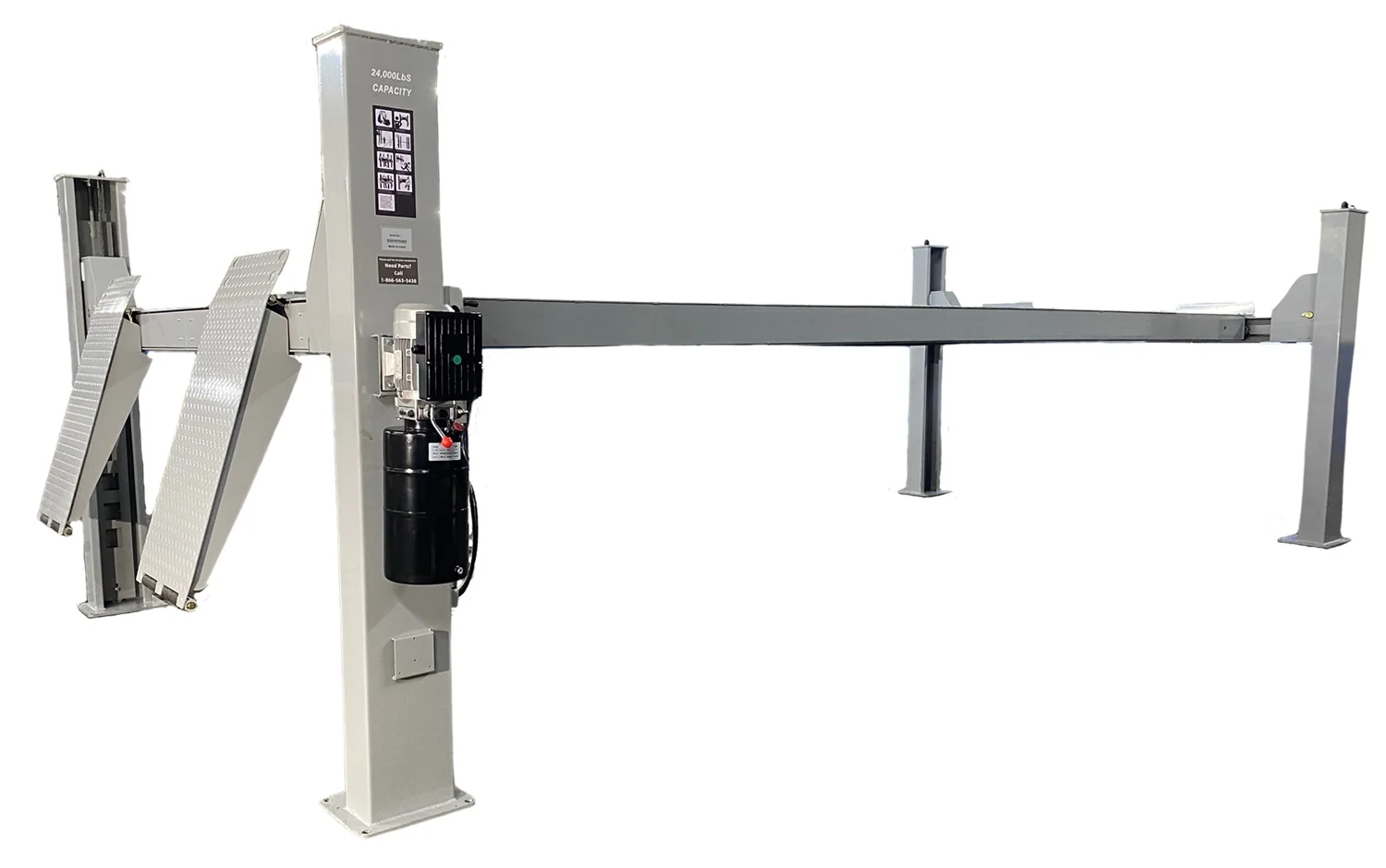 Triumph NTR-32, 32,000 lb four post hydraulic service lift