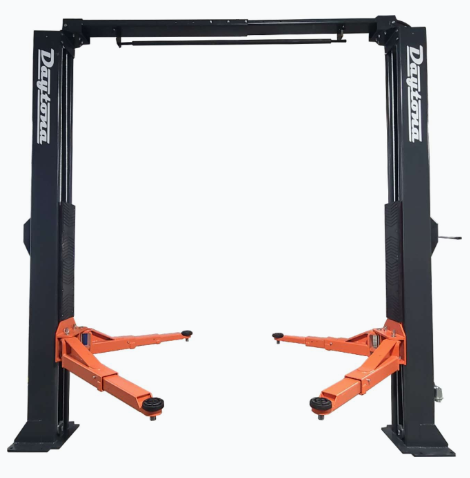 Daytona LTPA10, 2 post, clear floor, 10,000 lb capacity car hoist